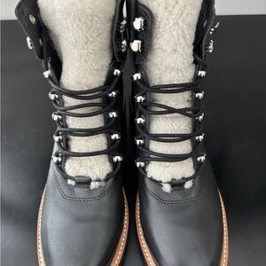 Marc Fischer Black Leather Boots NWOT SZ 7.5